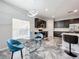 Modern kitchen with breakfast nook and stainless steel appliances at 2510 Black Lake Blvd, Winter Garden, FL 34787