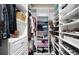 Spacious walk-in closet with ample shelving and storage at 607 Pensacola Ln, Lake Mary, FL 32746