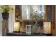Elegant entryway decor with lamps and decorative vases at 607 Pensacola Ln, Lake Mary, FL 32746