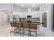 Modern kitchen with stainless steel appliances and an island at 1380 Clear Brook Pl, St Cloud, FL 34772