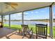 Relaxing screened porch overlooking a tranquil lake at 1409 Lake Marion Dr, Apopka, FL 32712