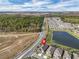 Aerial view highlighting the property's convenient access to main roads and nearby amenities at 15155 Mayberry Dr, Winter Garden, FL 34787