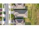 Aerial view of houses in a residential neighborhood at 17543 Saw Palmetto Ave, Clermont, FL 34714