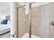 Modern bathroom with a glass shower enclosure at 611 Lasso Dr, Kissimmee, FL 34747