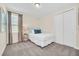 Bedroom with a full bed and closet at 611 Lasso Dr, Kissimmee, FL 34747