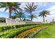 Encore Resort at Reunion entrance with attractive landscaping at 611 Lasso Dr, Kissimmee, FL 34747