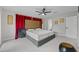 Bedroom with plush bed and stylish decor at 6829 Bittersweet Ln, Orlando, FL 32819