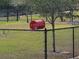 Dog park with fenced-in area and agility equipment at 3509 Yarian Dr, Haines City, FL 33844
