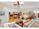 Living room with vaulted ceiling and ample natural light at 1103 Superior Ct, Winter Springs, FL 32708