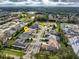Aerial view showcasing a luxury home and neighborhood at 2205 Lake Sylvan Oaks Ct, Sanford, FL 32771