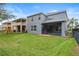 House exterior view, grassy backyard at 2806 Balforn Tower Way, Winter Garden, FL 34787