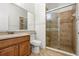 Bathroom with vanity, toilet, and shower at 2806 Balforn Tower Way, Winter Garden, FL 34787