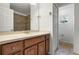 Clean bathroom with vanity, sink, and shower at 2806 Balforn Tower Way, Winter Garden, FL 34787