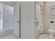 Simple bathroom with shower/tub combo and toilet at 3535 Sandalwood Isle Way, Ocoee, FL 34761