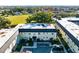 Aerial view of the building and surrounding area at 1500 Gay Rd # 7A, Winter Park, FL 32789