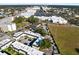 Condo community aerial view highlighting its location near shopping and a large green space at 1500 Gay Rd # 7A, Winter Park, FL 32789