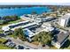 Aerial view of the community by the lake at 1500 Gay Rd # 7A, Winter Park, FL 32789