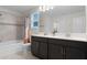Double vanity bathroom with soaking tub and shower at 12128 Illustration Dr, Orlando, FL 32832