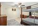 Bedroom with a bunk bed, dresser, and a ceiling fan at 1855 S Lehigh Dr, Deltona, FL 32738