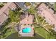Community pool and building from above at 2 Escondido Cir # 190, Altamonte Springs, FL 32701