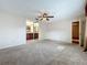 Large bedroom with ceiling fan and carpet flooring at 2 Escondido Cir # 190, Altamonte Springs, FL 32701