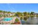 Community pool area next to lake at 2 Escondido Cir # 190, Altamonte Springs, FL 32701