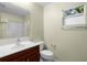Clean bathroom with a single vanity and bathtub at 3621 Ronda Dr, Deltona, FL 32738