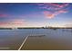 Scenic view of the water with boats and city skyline at 231 Riverside Drive # 509-1, Holly Hill, FL 32117