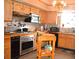 Well-equipped kitchen featuring ample cabinetry and stainless steel appliances at 9130 Dollanger Ct, Orlando, FL 32819