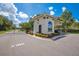 Gated entrance to a residential community at 2553 Shanti Dr, Kissimmee, FL 34746