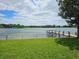 Lakefront property with private dock and lush lawn at 3651 S Rosalind Ave, Orlando, FL 32806