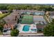 Community features pool, tennis court, and playground at 8709 Rockingham Ter # A, Kissimmee, FL 34747