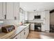 Modern kitchen with white shaker cabinets, granite countertops and stainless steel appliances at 2021 Sunderland Rd, Maitland, FL 32751