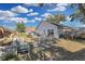 Large backyard with patio furniture and landscaping at 2080 Cobblefield Cir, Apopka, FL 32703