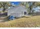 Fenced backyard with patio and above-ground pool at 2080 Cobblefield Cir, Apopka, FL 32703