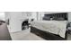 King-size bed in spacious main bedroom with ample floor space at 2080 Cobblefield Cir, Apopka, FL 32703