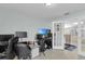 Home office features two computer setups and access to laundry at 2080 Cobblefield Cir, Apopka, FL 32703