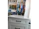 Spacious closet with white shelving and drawers at 2293 Eldorado Ct, St Cloud, FL 34771