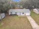 House with driveway and yard; a view from above at 846 Tangelo Ave, Orange City, FL 32763