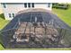 Overhead view of a screened patio and backyard at 2115 Plantation Oak Dr, Orlando, FL 32824