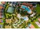 Community pool, lazy river, tennis courts, and parking at 4027 Oakrise Loop, Davenport, FL 33837