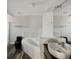 Modern bathroom with soaking tub and updated fixtures at 5933 Bible Camp Rd, Groveland, FL 34736