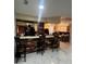 Kitchen features a breakfast bar and stone veneer at 761 Americana Ct, Kissimmee, FL 34758