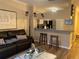 Modern kitchen with a breakfast bar and stainless steel appliances at 1223 Arbor Lakes Cir, Sanford, FL 32771