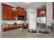 Modern kitchen with stainless steel appliances and granite countertops at 1473 Broken Oak Dr # C, Winter Garden, FL 34787