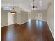 Bright dining area with hardwood floors and access to the kitchen at 2806 River Ridge Dr, Orlando, FL 32825