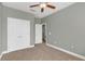 Spacious bedroom with carpet flooring and double door closet at 329 Memphis Cir, Lake Mary, FL 32746