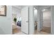 View of bathroom with toilet and access to bedroom and closet at 4141 Giorgio Dr, Winter Haven, FL 33884