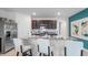 Modern kitchen with stainless steel appliances and kitchen island at 4141 Giorgio Dr, Winter Haven, FL 33884