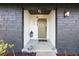 Modern front door with a welcoming entryway at 4856 Victory Dr, Orlando, FL 32808